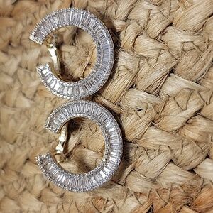 RADIANCE by Absolute Channel Hoop Earrings